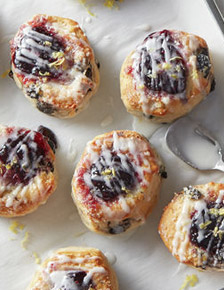 Lemon-Blackberry Thumbprint Biscuits
