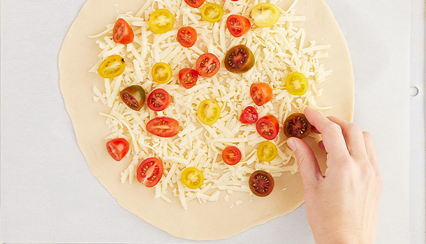 Tomato and Cheddar Galette