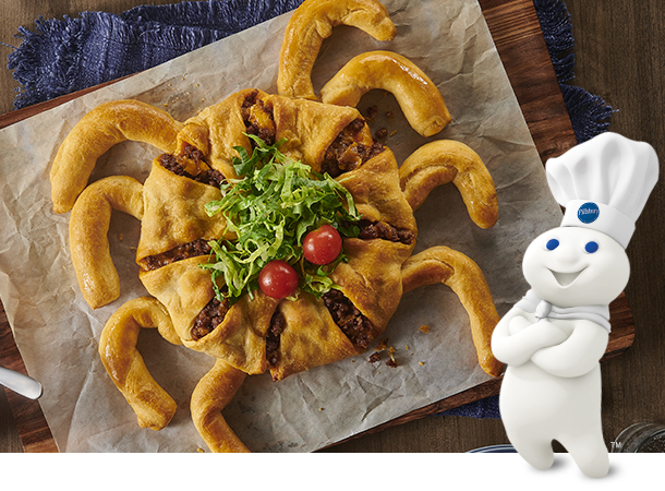 Spider Taco Crescent Ring
