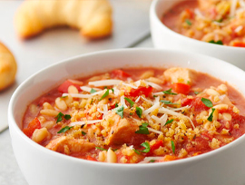 Slow-Cooker Chicken Parmesan Soup