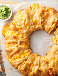 Mac and Cheese Crescent Ring