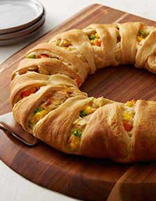 Chicken Pot Pie Crescent Ring