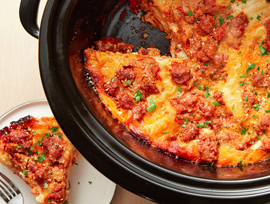 Easy Slow-Cooker Lasagna