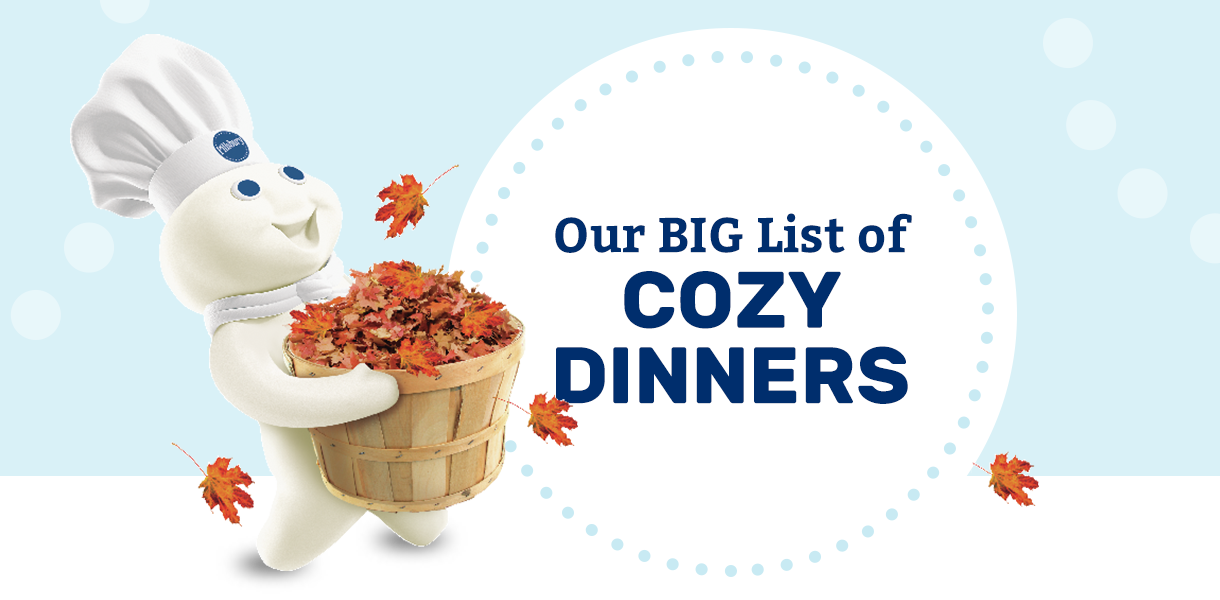 Our BIG List of Cozy Dinners