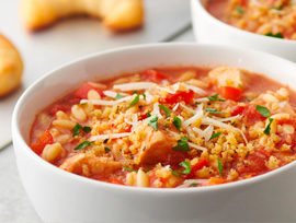 Slow-Cooker Chicken Parmesan Soup