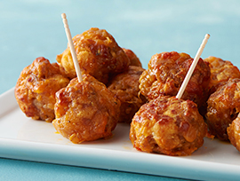 Air Fryer Sausage Crescent Cheese Balls