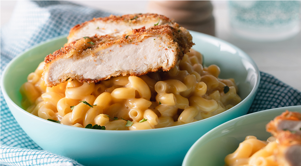 5-step Parmesan Chicken Mac & Cheese