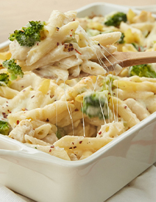 Chicken-Alfredo Baked Penne