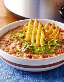 Slow-Cooker Cheeseburger Soup
