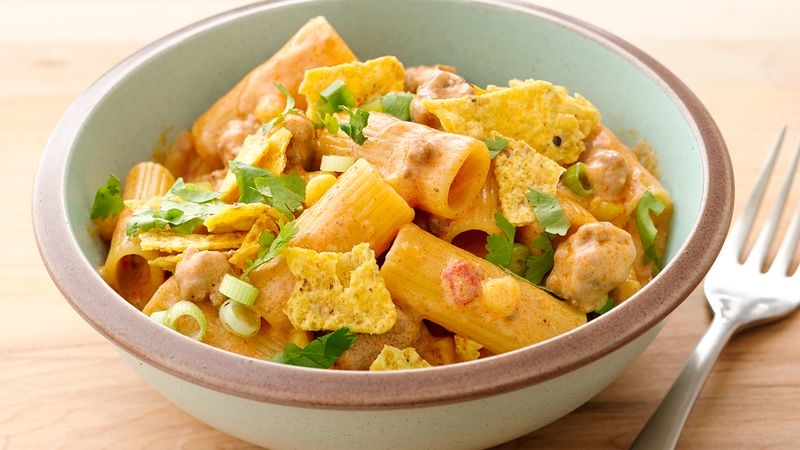 One-Pot Enchilada Rigatoni