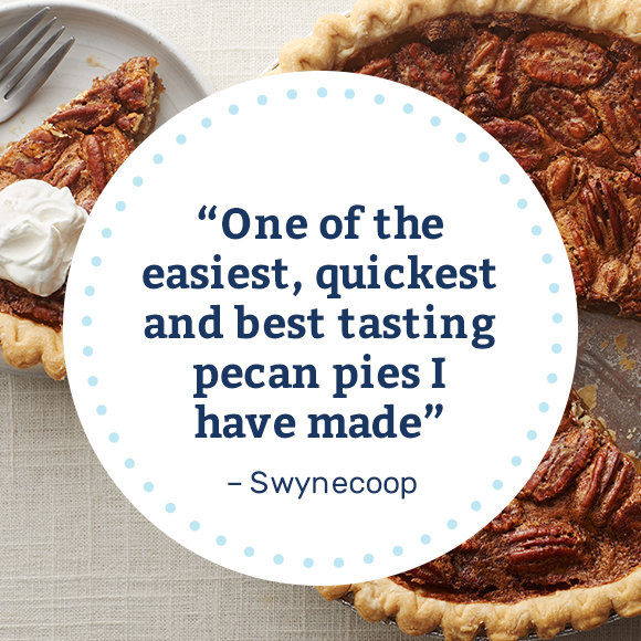 One of the easiest, quickest and best tasting pecan pies I have made -swynecoop