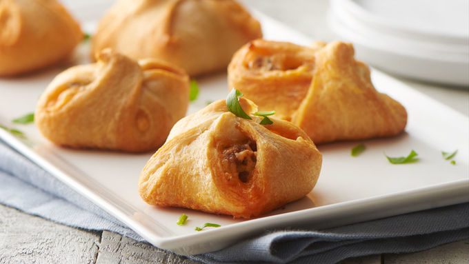 Cheesy Chorizo Crescent Bites