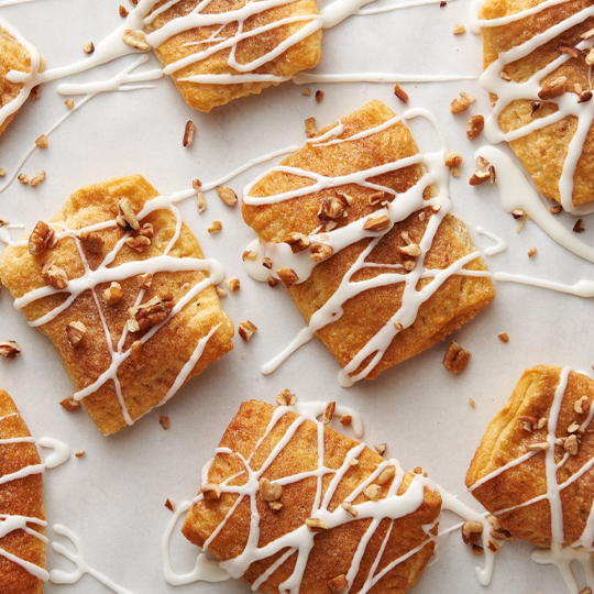 Air Fryer Pumpkin-Cream Cheese Crescent Pockets