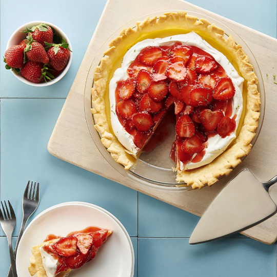 Strawberry Key Lime Pie