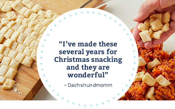 I've made these several years for Christmas snacking and they are wonderful. -Dachshundmomm