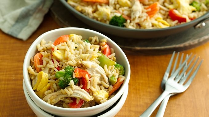 One-Pot Chicken Fried Rice