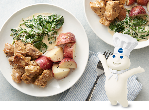 Slow-Cooker Pork Chops with Apple Butter and Potatoes