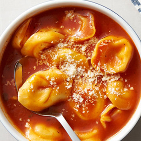 Tomato Tortellini Soup