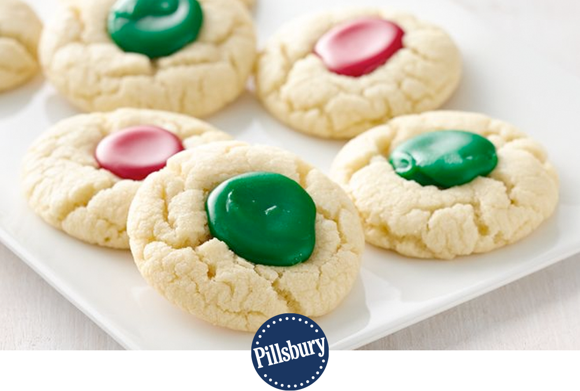 3-Ingredient Holiday Thumbprints