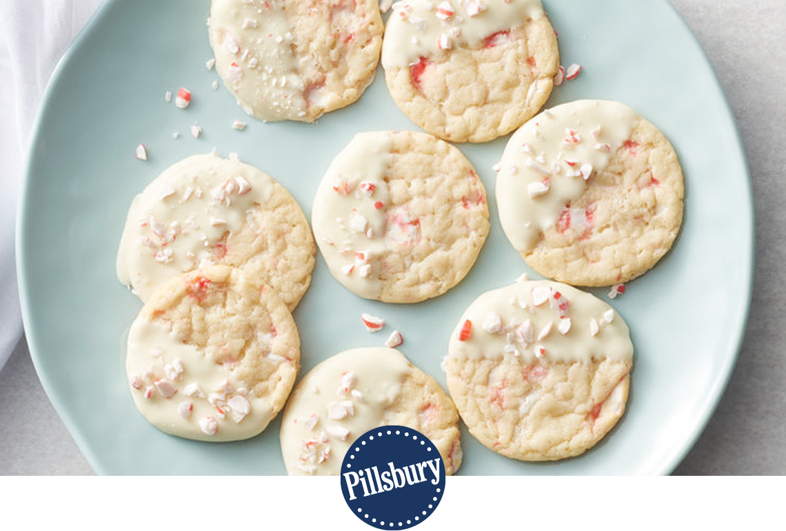 Double Peppermint  Crunch Cookies