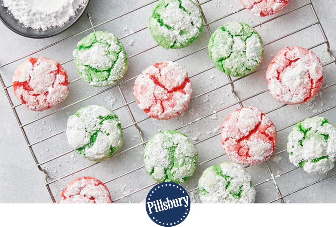 Easy Christmas Crinkle Cookies