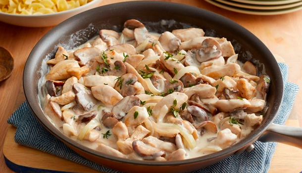 Easy Chicken Stroganoff
