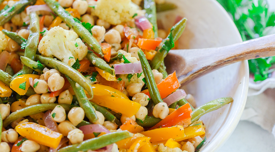 Italian Roasted Salad with Chickpeas