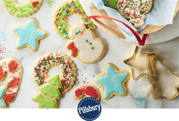 Basic Iced Holiday Sugar Cookies