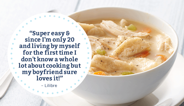 Super easy & since I'm only 20 and living by myself for the first time, i  don't know a whole lot about cooking but my boyfriend sure loves it! -Lilibre