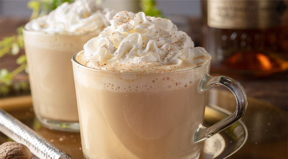 Boozy Latte Eggnog