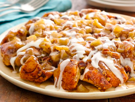 Upside-Down Cinnamon-Apple Coffee Cake