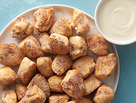 Air Fryer Cinnamon Roll Bites