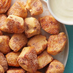 Air Fryer Cinnamon Roll Bites