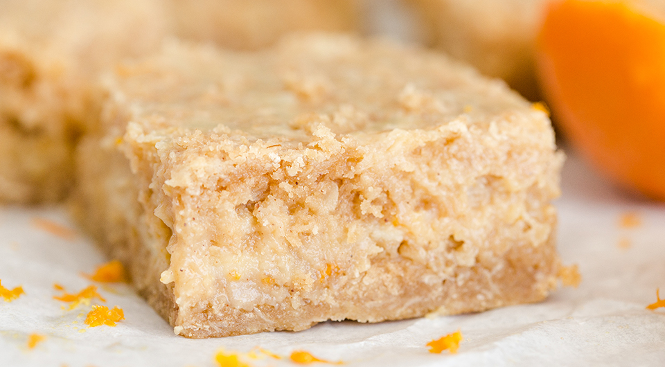 Creamy Orange Bars