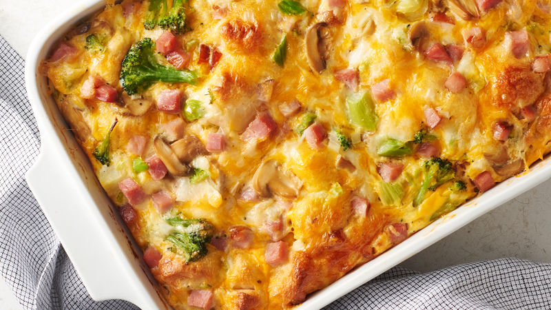 Ham and Cheese Omelet Bake