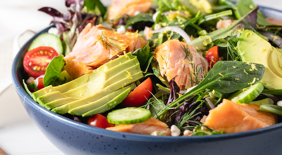 Loaded Smoked Salmon Salad