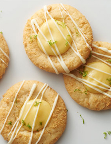Key Lime Pie Thumbprints