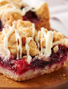 Mixed Berry Crumble Cookie Bars