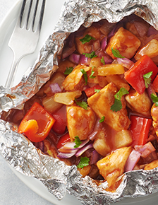 BBQ Chicken Foil Packs