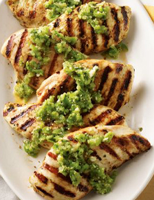 Grilled Chicken Salsa Verde