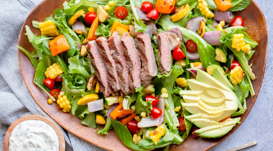 Grilled Steak & Vegetable Salad