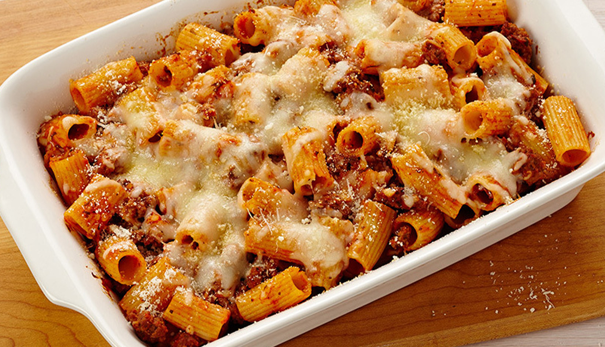Baked Rigatoni with Beef