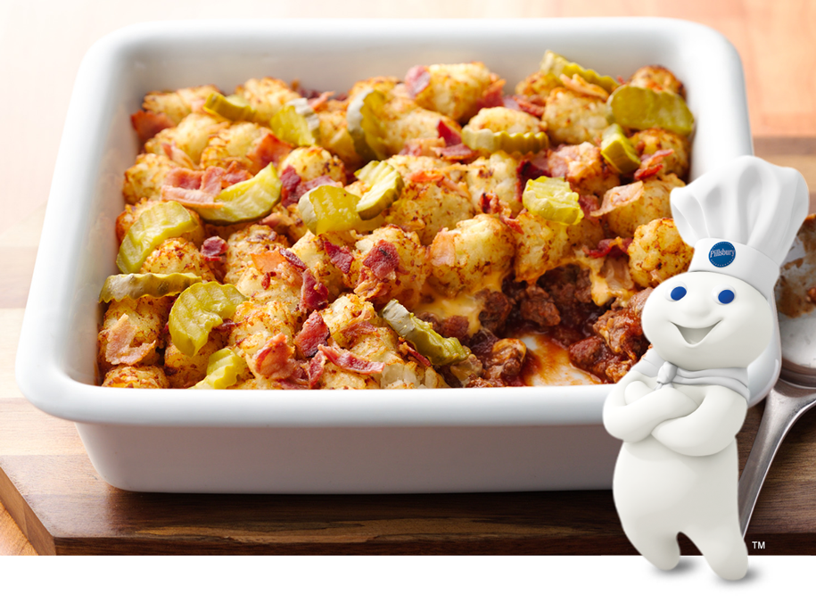 Bacon Cheeseburger Potato Casserole