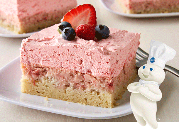 Easy Strawberry Cream Dessert Squares