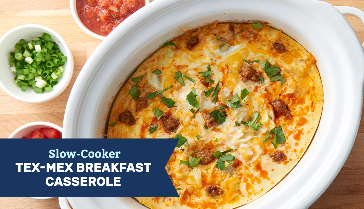 Slow-Cooker Tex-Mex Breakfast Casserole