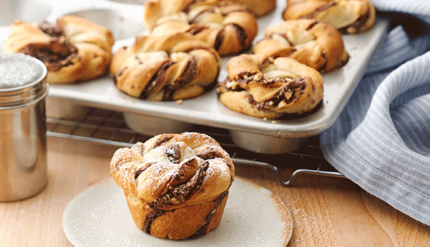 Chocolate Hazelnut Twists