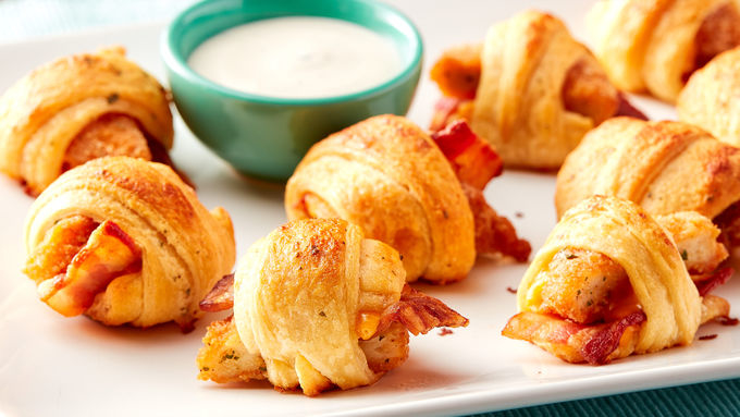 Mini Crescent Chicken-Bacon Ranch Roll-Ups