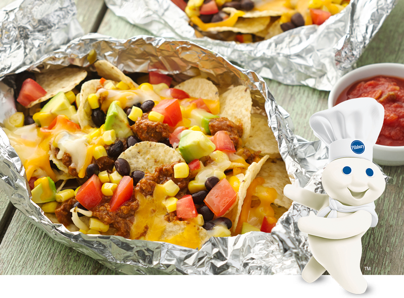 Grilled Tex-Mex Nacho Foil Packs
