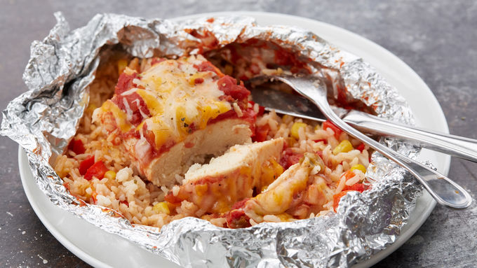 Salsa Chicken Foil Packs
