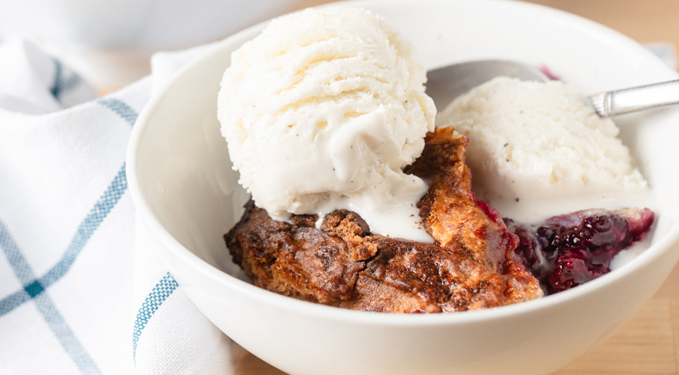 Mixed-Berry Dump Cake